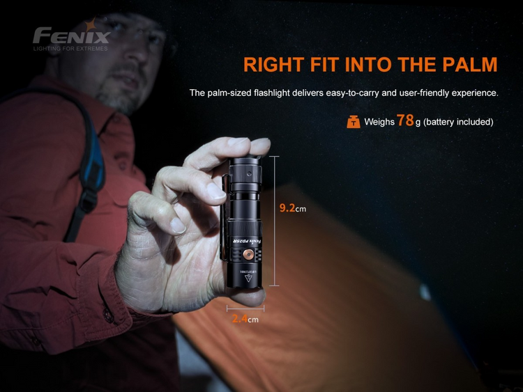 FENIX PD25R USB | 800 LUMENES