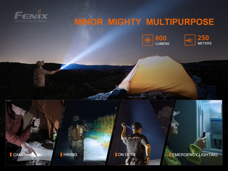 FENIX PD25R USB | 800 LUMENES