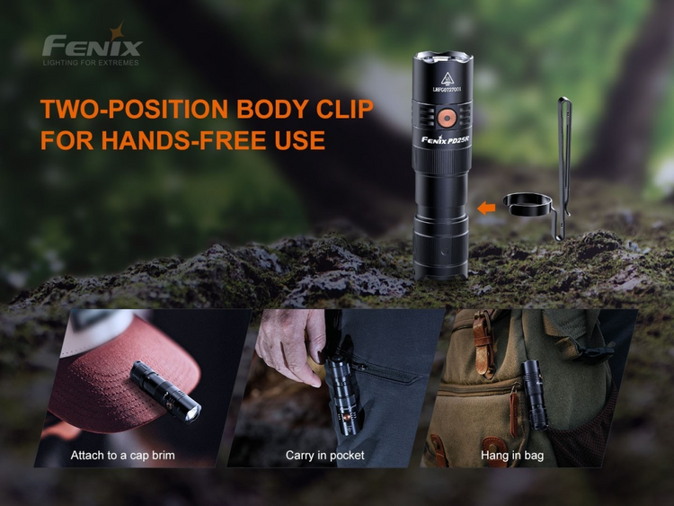FENIX PD25R USB | 800 LUMENES