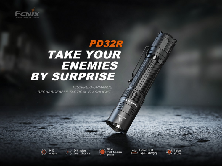 FENIX PD32R | 1400 LÚMENES