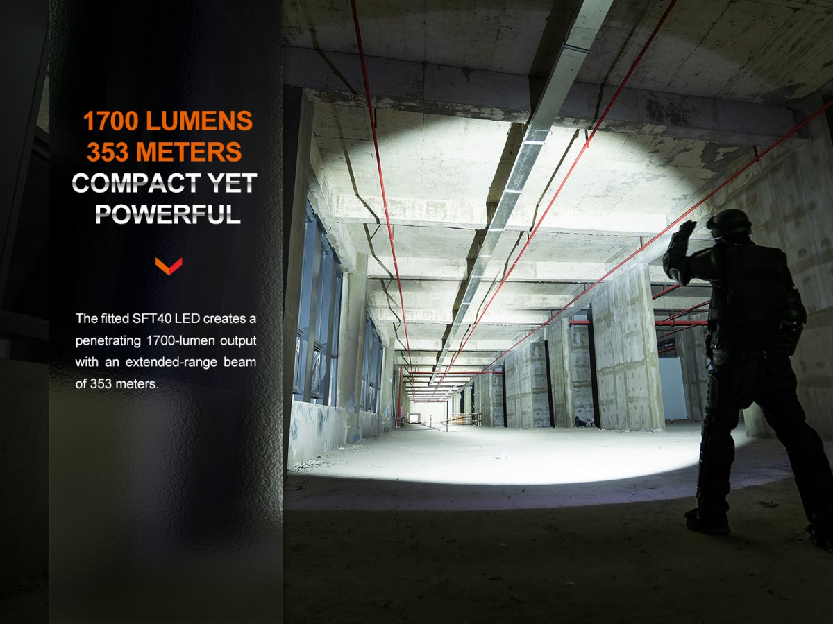 LINTERNA TACTICA FENIX PD35R USB | 1700 LUMENS
