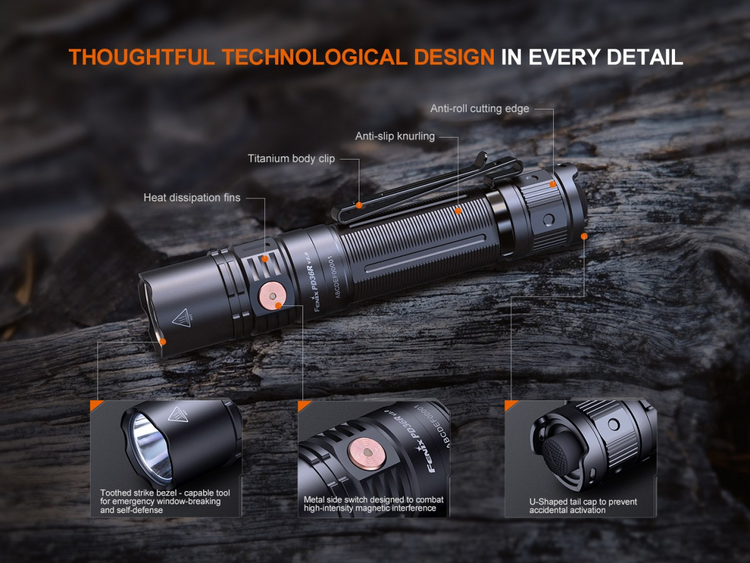 LINTERNA TACTICA FENIX PD36R PRO | 1700 LUMENES