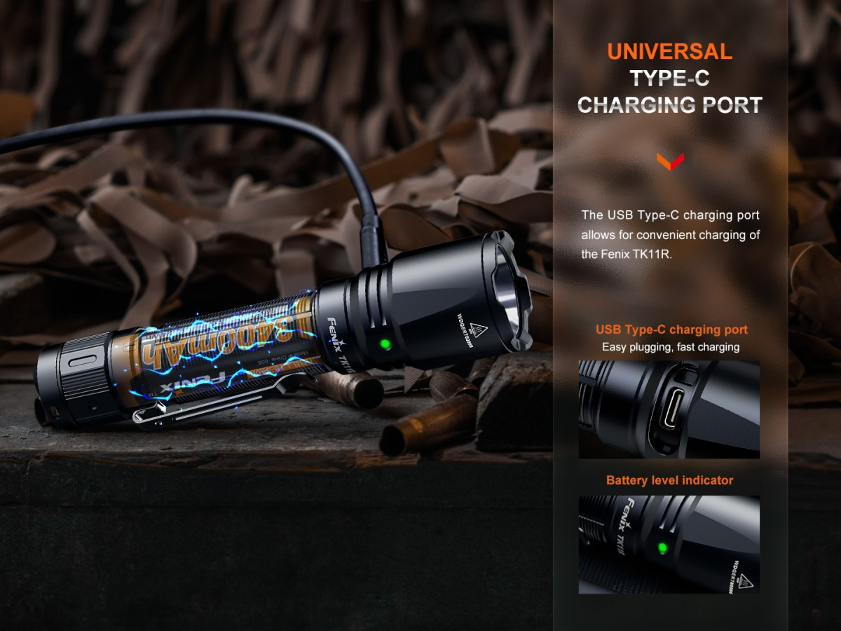FENIX TK11R USB | 1600 LUMENES