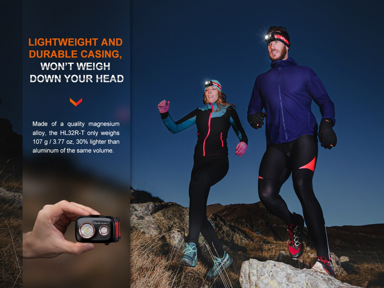 FENIX HL32R-T USB ROJO | 800 LUMENES