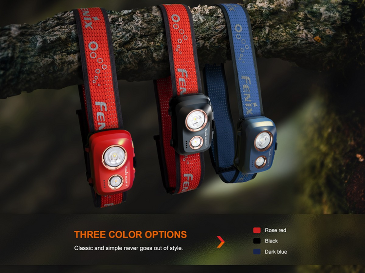 FENIX HL32R-T USB ROJO | 800 LUMENES