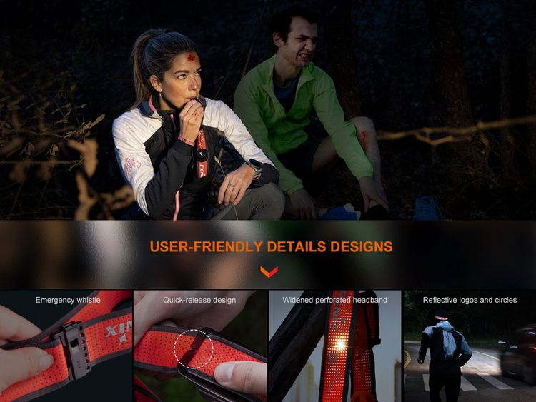 LINTERNA FENIX HM65R-T V2.0 NEBULA | 1600 LUMENS