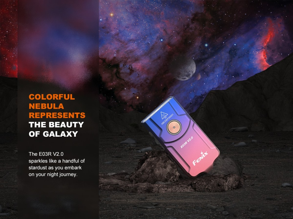 FENIX E03R NEBULA | 500 LÚMENES