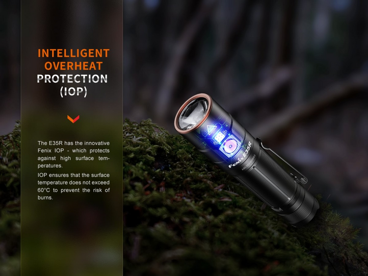 LINTERNA TACTICA FENIX E35R | 3100 LÚMENES