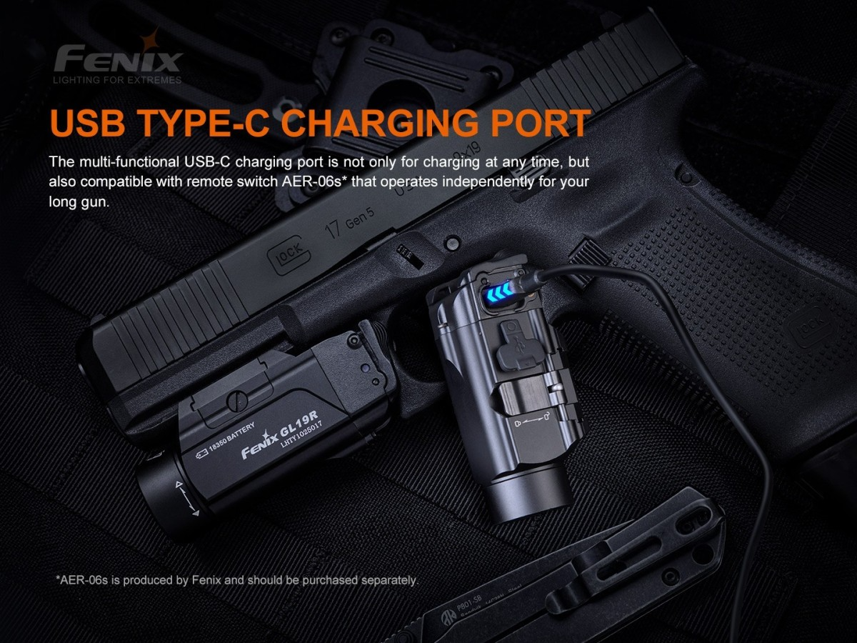 LINTERNA DE PISTOLA FENIX GL19R | 1200 LUMENS