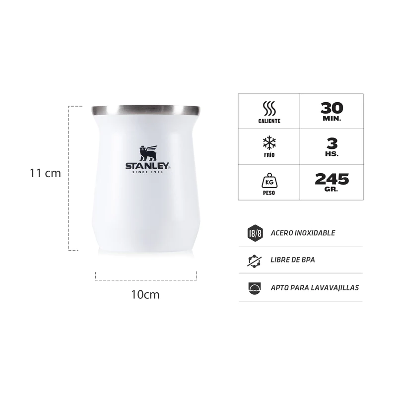 MATE STANLEY BLANCO POLAR 236 ML