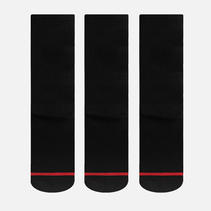 CALCETINES LOGO LIPPI PACK MID NEGRO