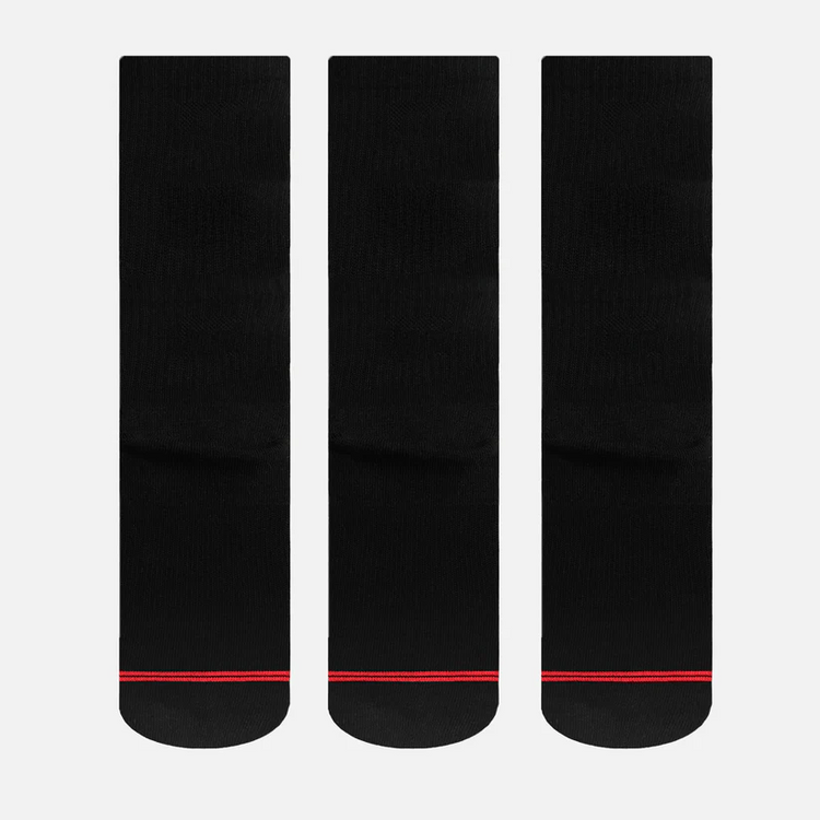 CALCETINES LOGO LIPPI PACK MID NEGRO