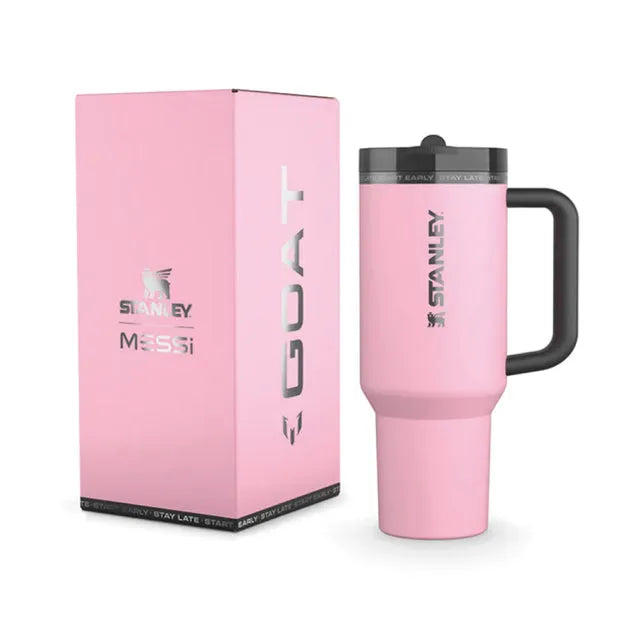 BOTELLA STANLEY 1.18 LT QUENCHER PROTOUR TUMB ROSA "MESSI"