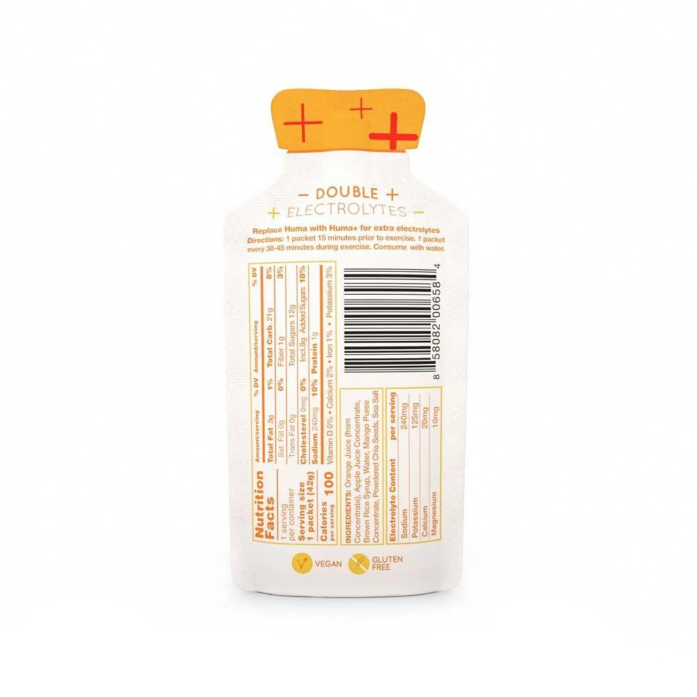 HUMA GEL ENERGECTICO ORANGE MANGO