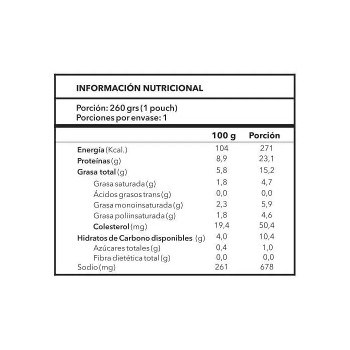 RACION DAFF ESTOFADO DE VACUNO 260GRS