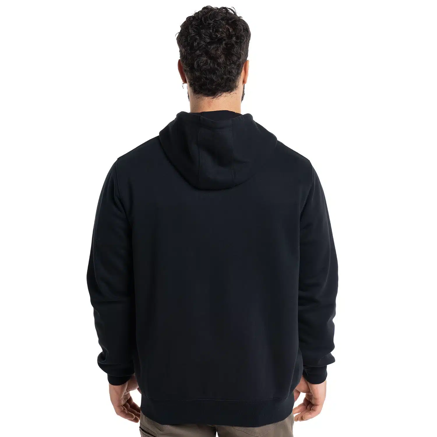 HOODIE KANNU COIGUE FULL ZIP HOMBRE NEGRO