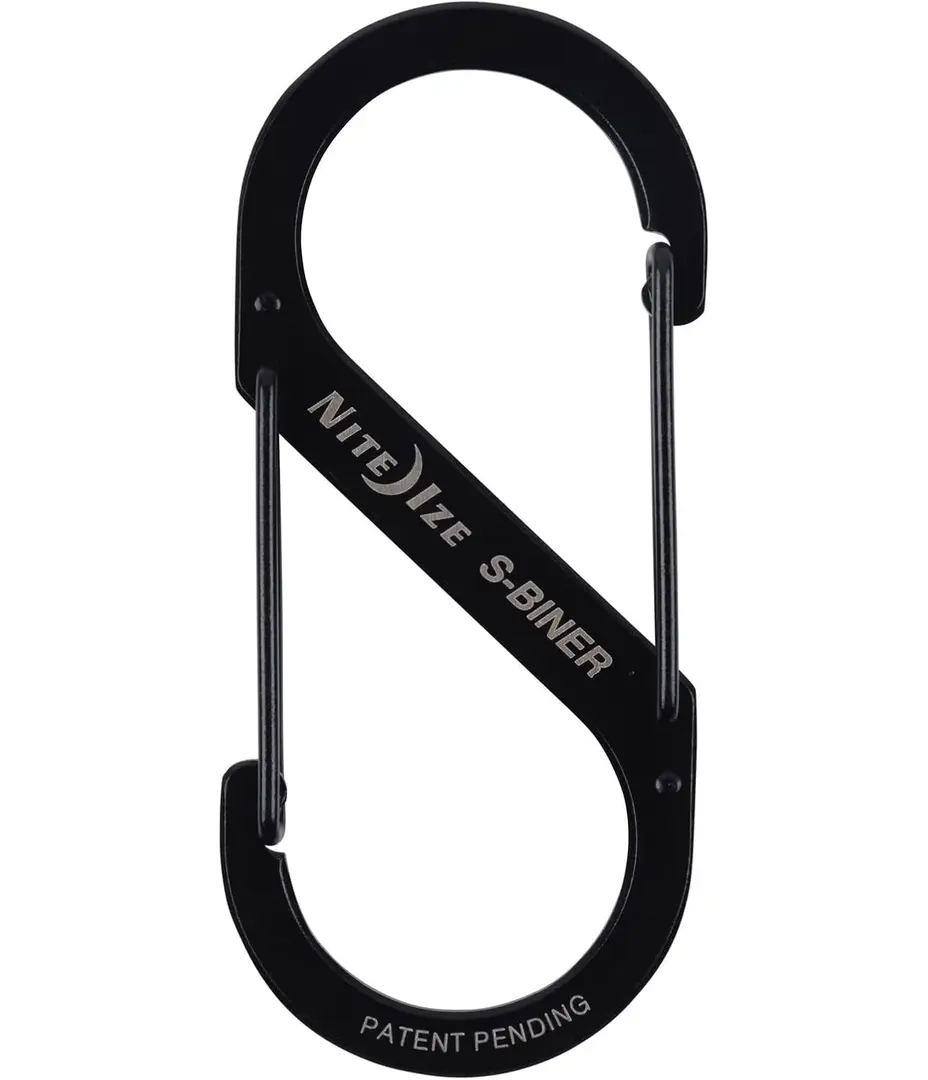 MOSQUETON DUAL Nº 4 ACERO/NEGRO