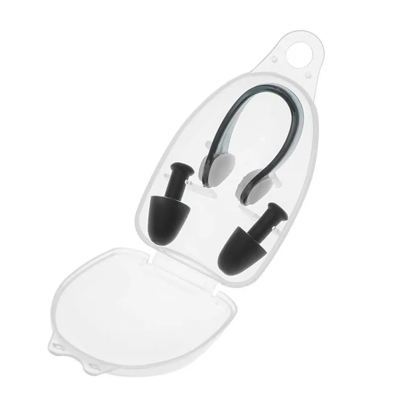 SET TAPONES OIDO Y NARICERA NEGRO