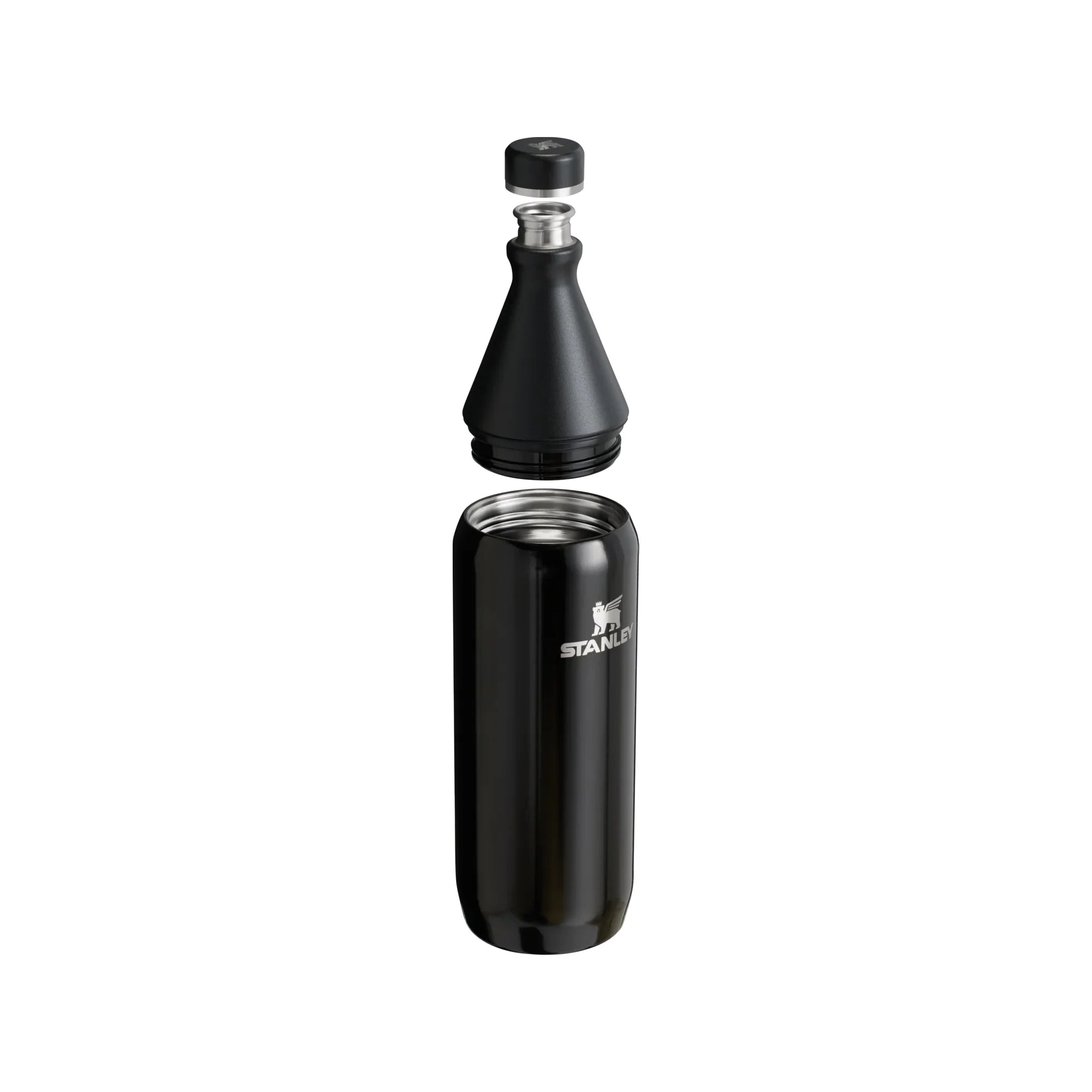 BOTELLA TÉRMICA ALL DAY SLIM BLACK | 1LT