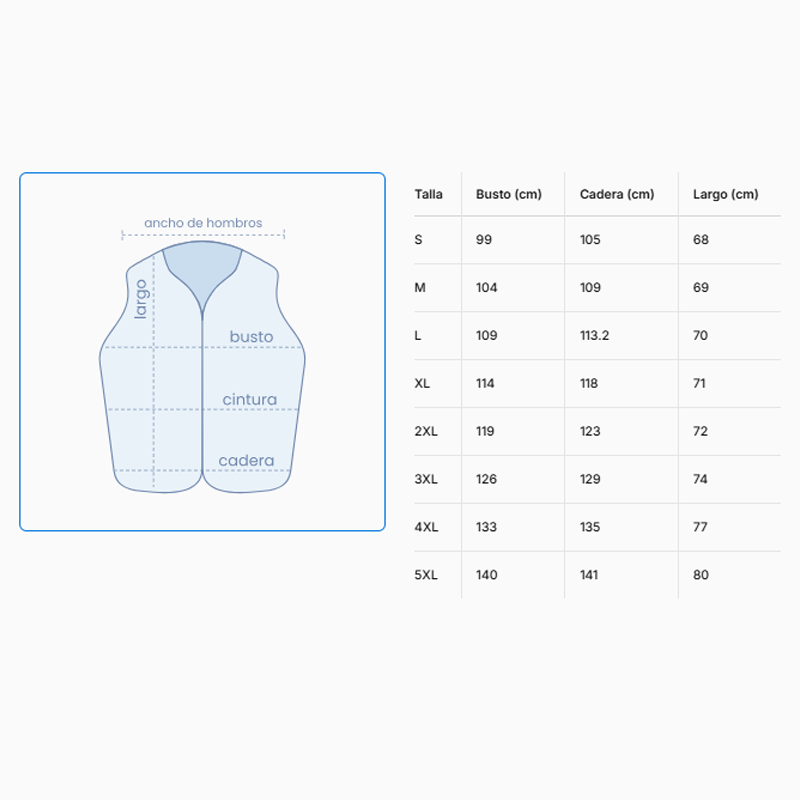 PARKA KANNU VEST RAHUE HOMBRE AZUL