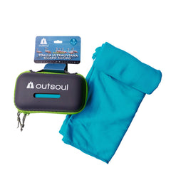TOALLA OUTSOUL MICRO FIBRA PARINA 40X80 AZUL