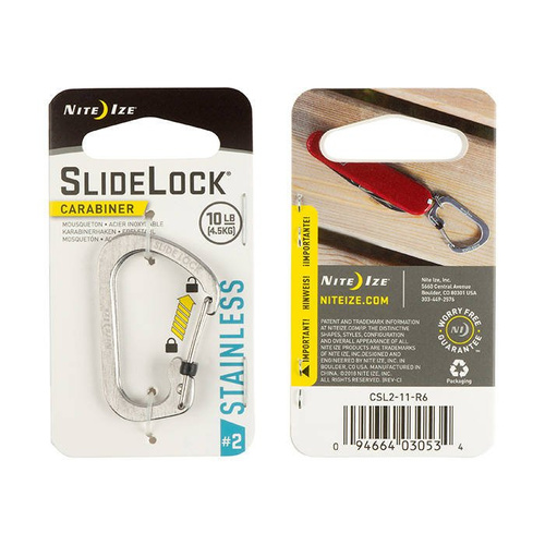 MOSQUETON SLIDELOCK Nº 2 ACERO