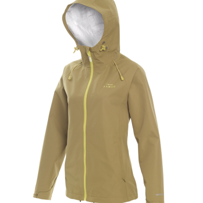 CORTAVIENTO IMPERMEABLE KANNU VENTISQUERO MUJER 5K/5K OLIVA