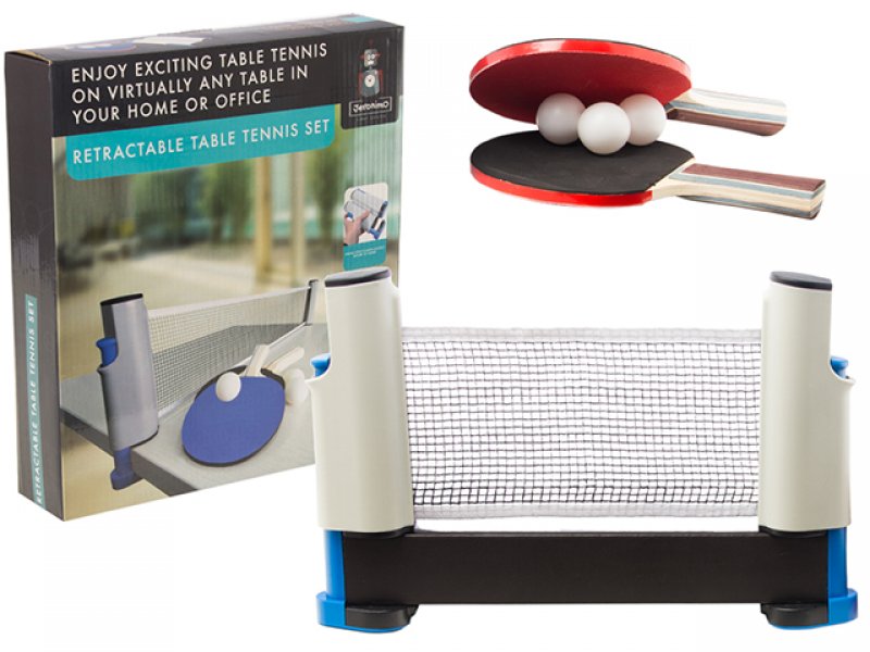 COMBO PING PONG + MALLA RETRACTIL