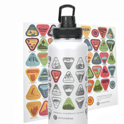 BOTELLA TÉRMICA ATAKAMA PARQUES NACIONALES 1LT