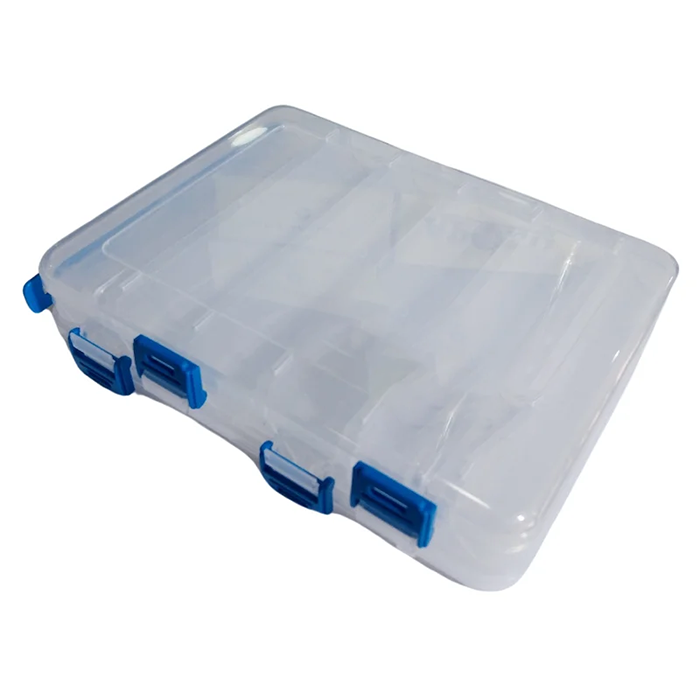CAJA PESCA TRANSPARENTE 21X16.5X4