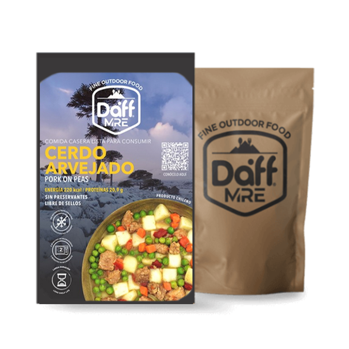 RACION DAFF CERDO ARVEJADO 260GRS