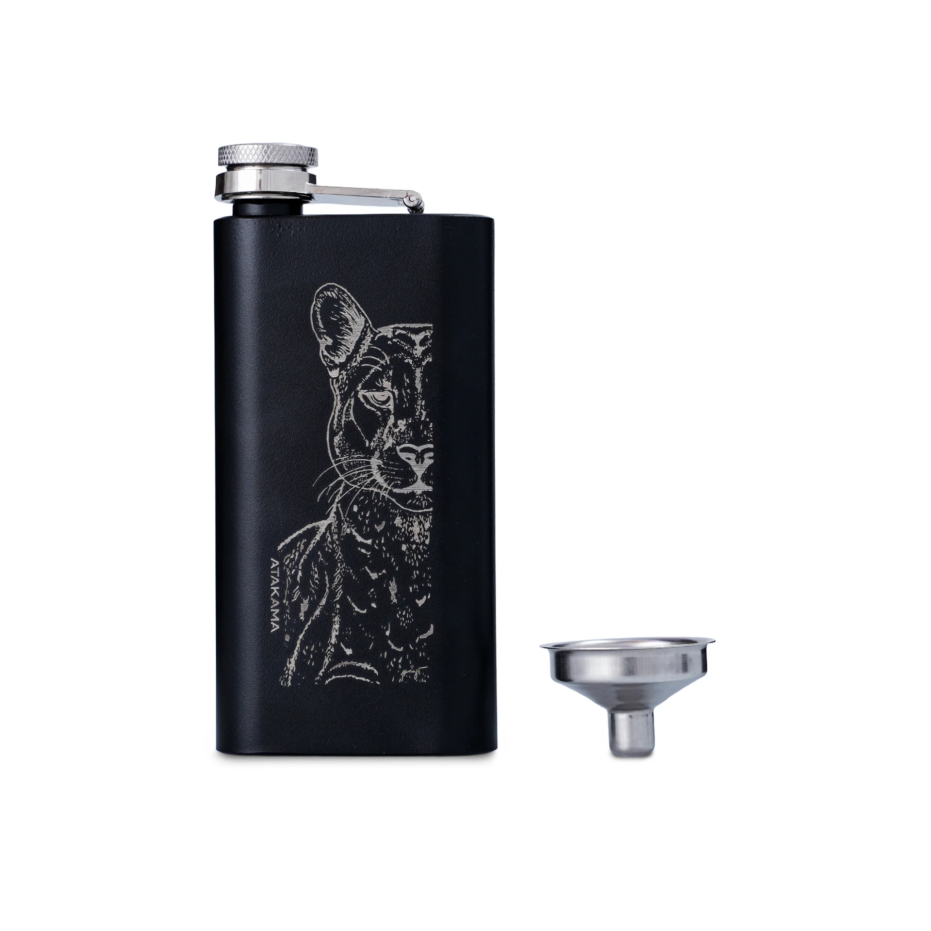 PETACA ATAKAMA PUMA 150ML NEGRO