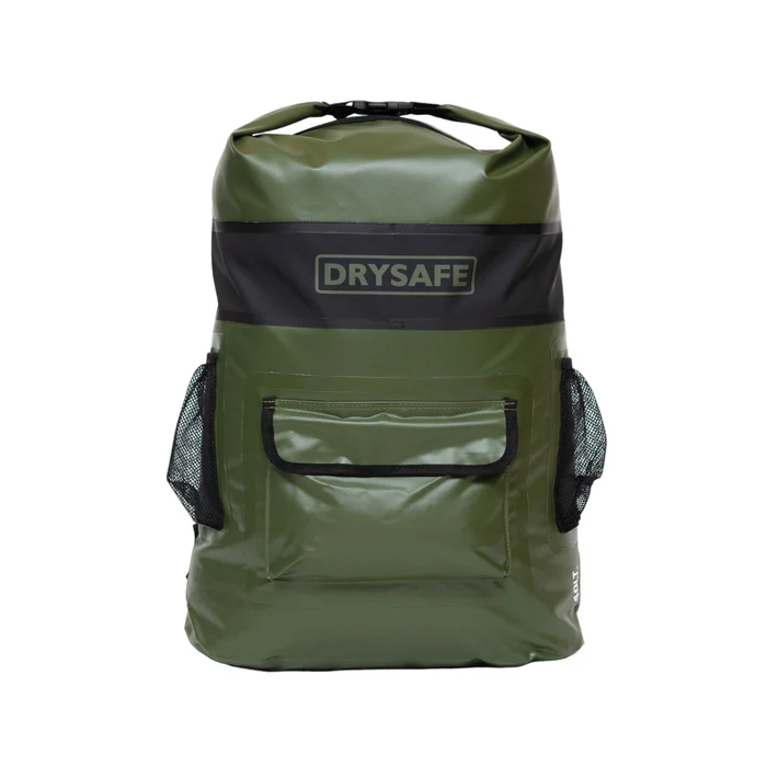 MOCHILA SECA DRYSAFE LAFKEN 40LTS VERDE MILITAR