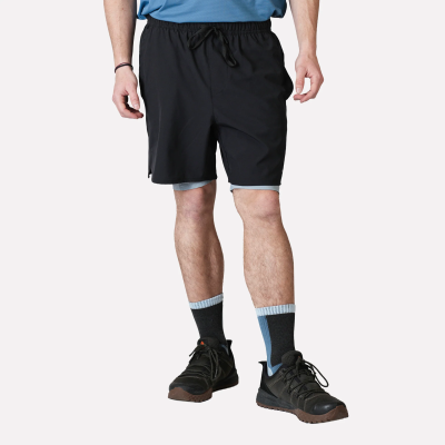SHORT DEPORTIVO ATAKAMA HOMBRE TRAILFIT NEGRO