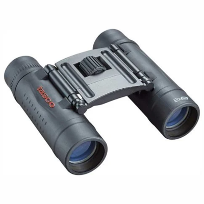 BINOCULAR TASCO ESSENTIALS 12X25 ROOF NEGRO CAJA