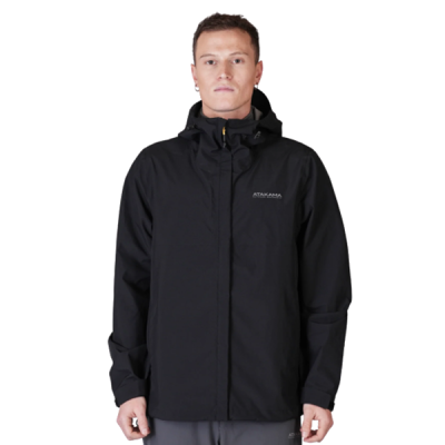 CHAQUETA IMPERMEABLE ATAKAMA HOMBRE FRONTERA THINLINE NEGRO