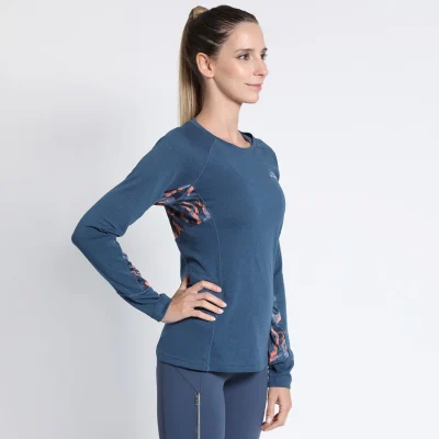 POLERA KANNU TECNICA 2 MUJER AZUL MARINO TALLA XL