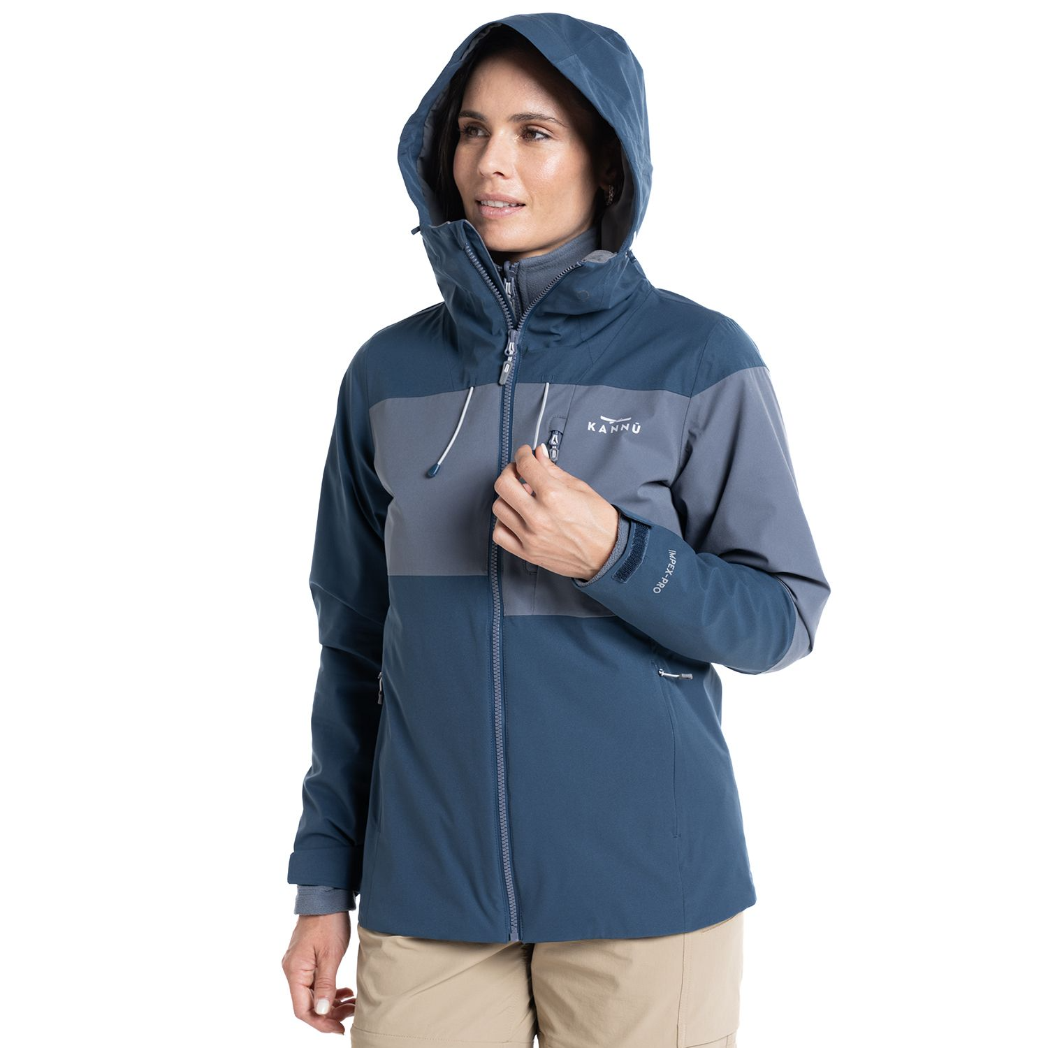 CHAQUETA KANNU BAKER 3 EN 1 MUJER AZUL
