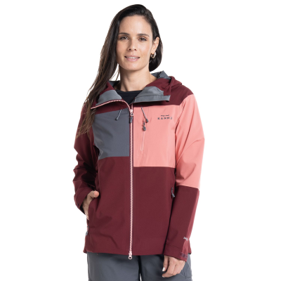CHAQUETA KANNU IMPERMEABLE VENTISQUERO MUJER BURDEO