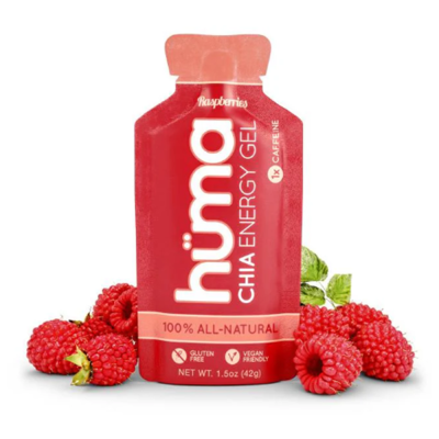 HUMA GEL ENERGETICO RASPBERRIES 25MG CAFEINA
