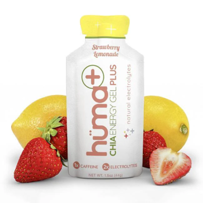 HUMA GEL ENERGETICO PLUS STRAWBERRIES LEMONADE 25MG CAFEINA