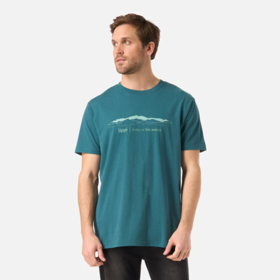 POLERA HOMBRE LOGO LIPPI FRONT PRINT TSHIRT LIPPI PETROLEO OSCURO