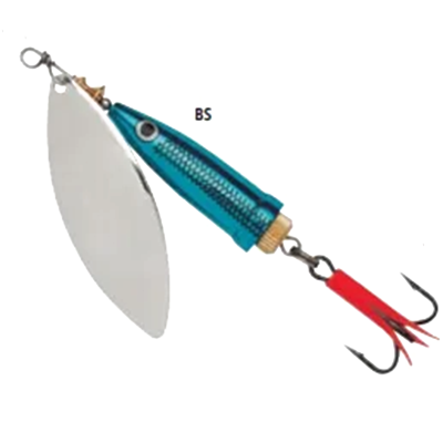 SPINNER FALCON CLAW VIBLEX SALMON VS6 BS AZUL-PLATA