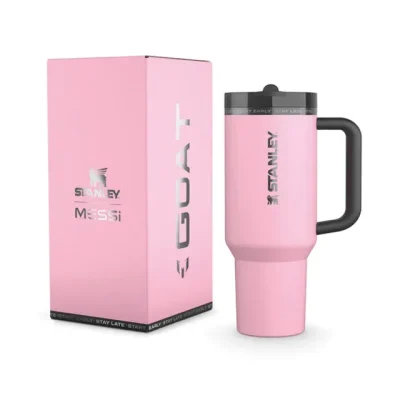 BOTELLA STANLEY 1.18 LT QUENCHER PROTOUR TUMB ROSA "MESSI"