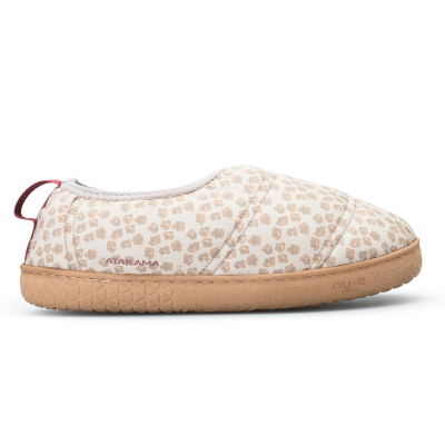 PANTUFLA TÉRMICA FUTALEUFÚ FLEX / NU-B FOAM BEIGE FLORES